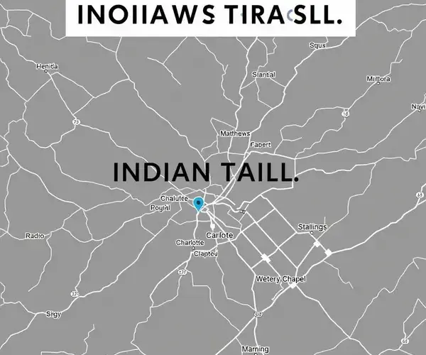 Map highlighting Indian Trail NC and surrounding service areas including Matthews, Charlotte, and Monroe